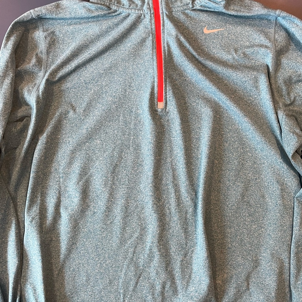 Nike Running Teal Quarter-Zip Pullover